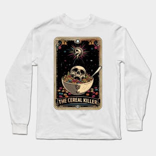 "The Cereal Killer" Funny Tarot Card Long Sleeve T-Shirt